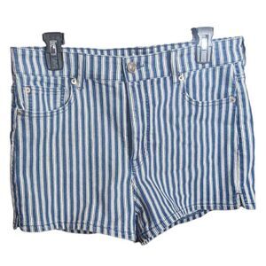 American Eagle Striped Hi-Rise Shortie size 14